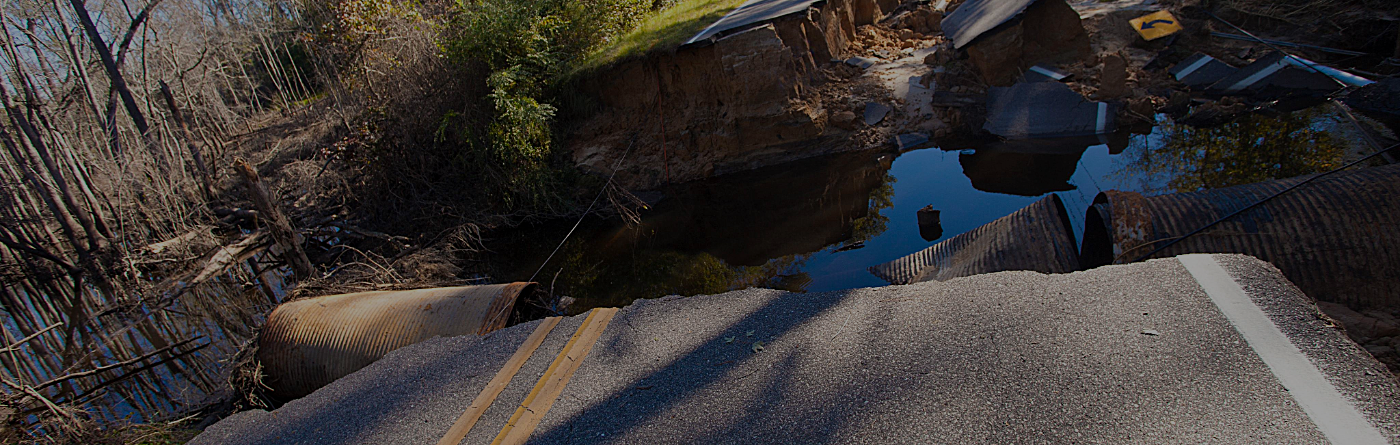 Landslide road