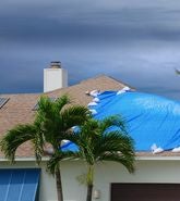 Roof repairs after hurricane