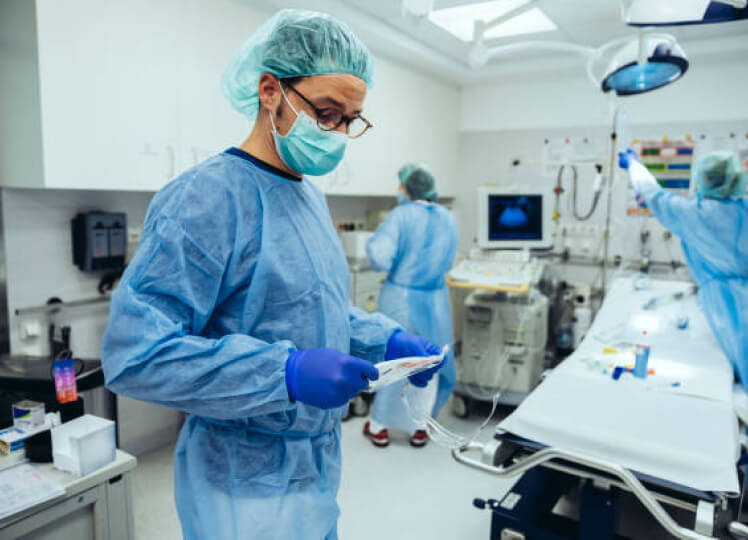 doctor in operating room