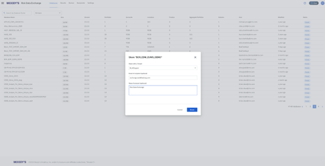 Risk Data Exchange