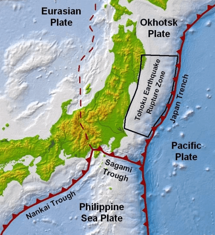 Japan tectonic setting