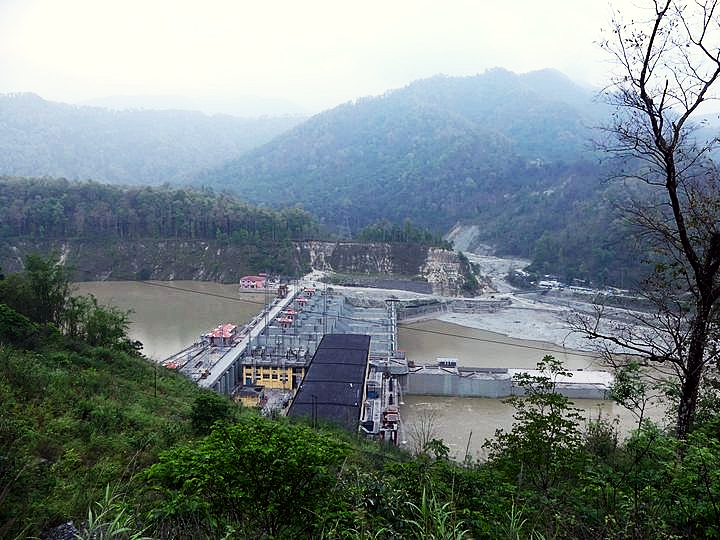 Lower Dam III across Teesta River