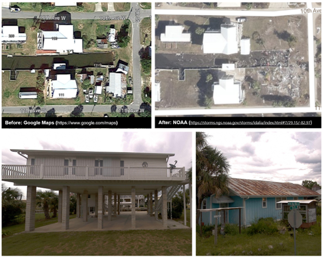 Example 2: Affected Location in Horseshoe Beach, Florida