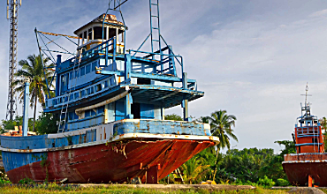 Tsunami Memorial in Baan Nam Khem, Thailand