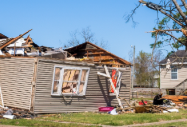 Hurricane damage